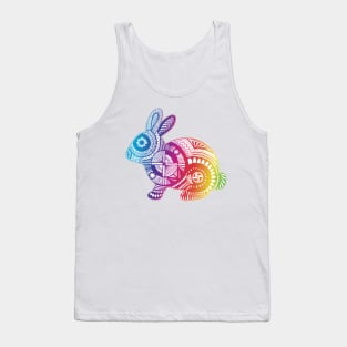 Rainbow Rabbit Tank Top